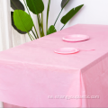 Plastbord täcker bordsdukfest baby rosa